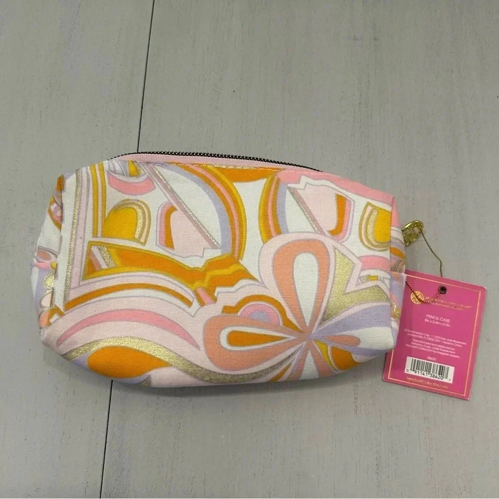 Macbeth Collections by Margaret Josephs Women’s Colorful Zip Up Pencil Case NWT
